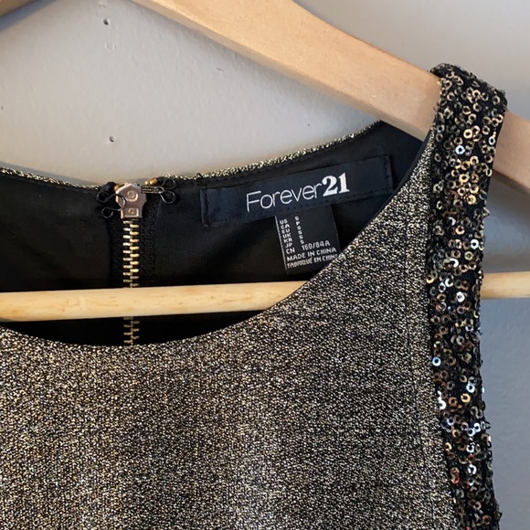 Gold Forever 21 dress - Picture 4 of 4